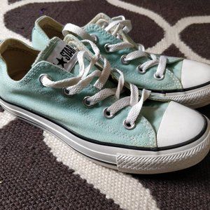 Light green Converse All Stars